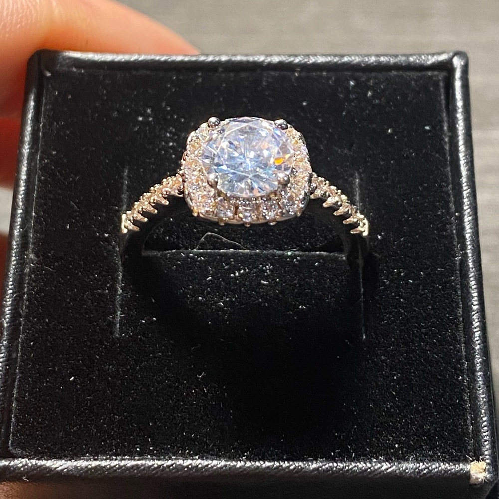 Sterling Silver Swarovski Ring